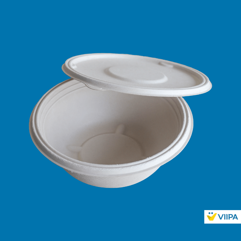 Bagasse bowls & lids